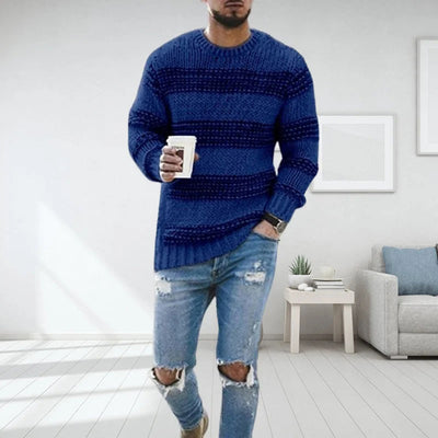 Strickpullover | Warm | Rundhalsausschnitt | Strickpullover | Herrenbekleidung