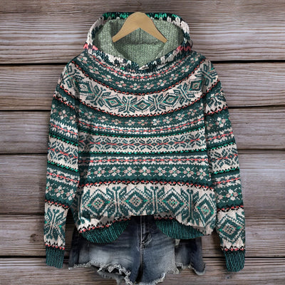 Strickpullover mit Kapuze – warm – lockere Passform – Kapuzenpullover – Unisex-Kapuzenpullover