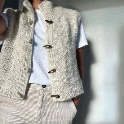 Strickweste | Ärmellos | Vintage | Bodywarmer | Pulloverweste für Damen