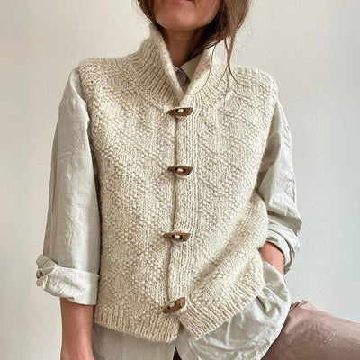 Strickweste | Ärmellos | Vintage | Bodywarmer | Pulloverweste für Damen