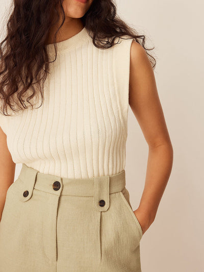 Strickweste – ärmellose Damen-Pullunder-Weste