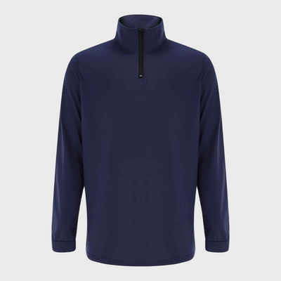 Sweatshirt – warmer Stehkragen-Langarm-Sweater mit Reißverschluss für Herren