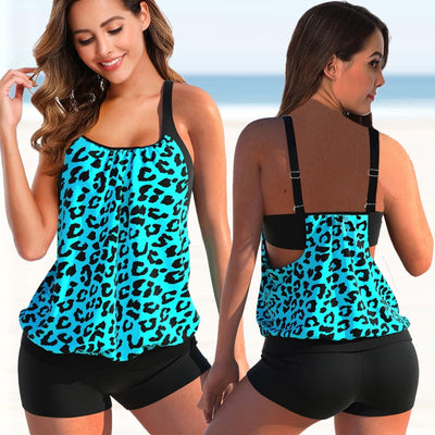 Tankini Set - Zweiteilig - Verstellbare Träger - Tankini Bikini - Strandbekleidung
