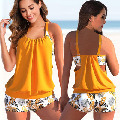 Tankini Set - Zweiteilig - Verstellbare Träger - Tankini Bikini - Strandbekleidung