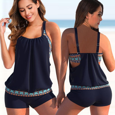 Tankini Set - Zweiteilig - Verstellbare Träger - Tankini Bikini - Strandbekleidung