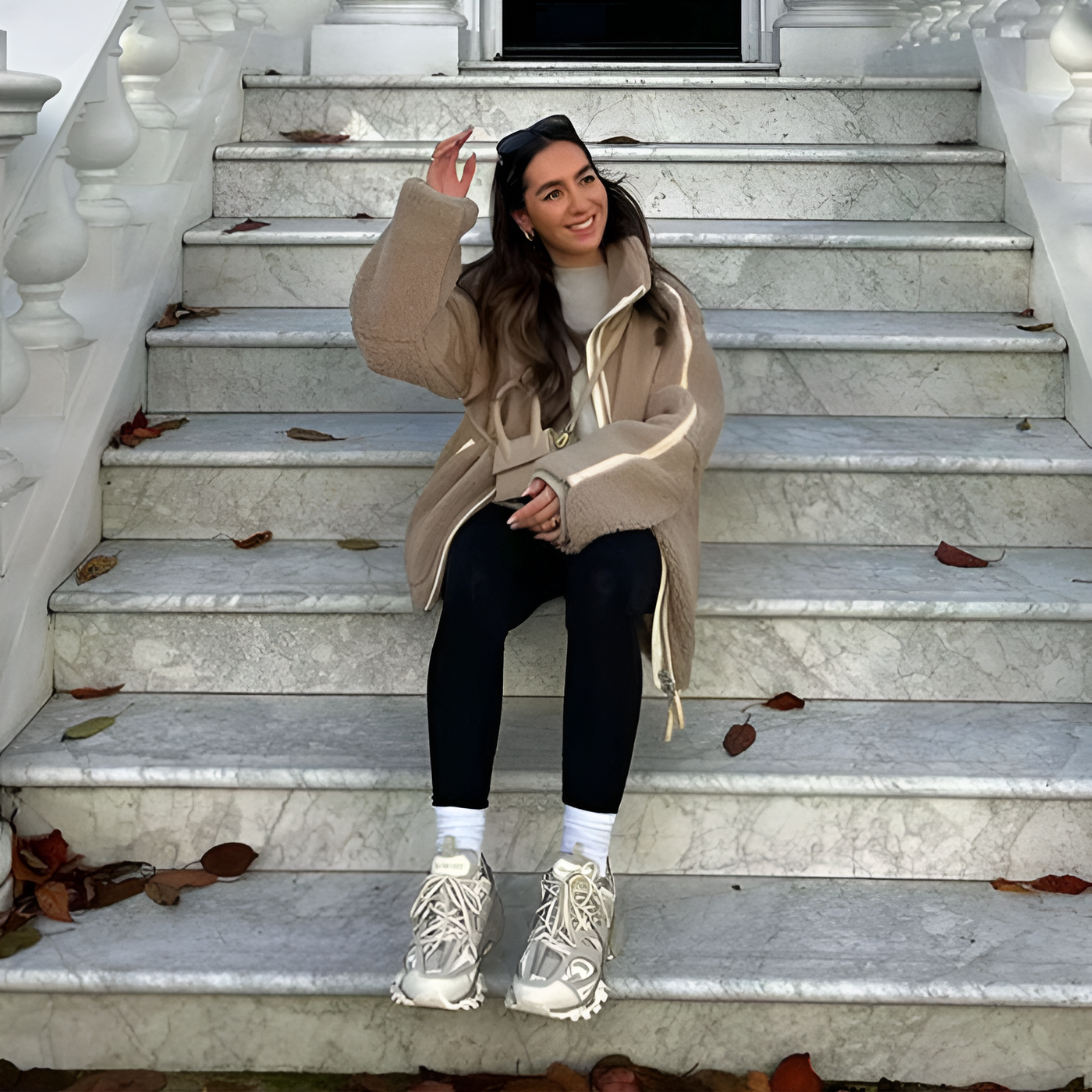Teddy-Fleecejacke | Kunstpelz | Oversize | Teddy-Mantel | Winterjacke für Damen