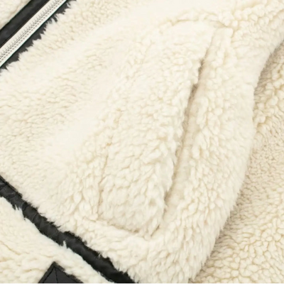 Teddyjacke | Weiß | Fleece | Kunstpelzmantel | Wintermäntel und -jacken für Damen