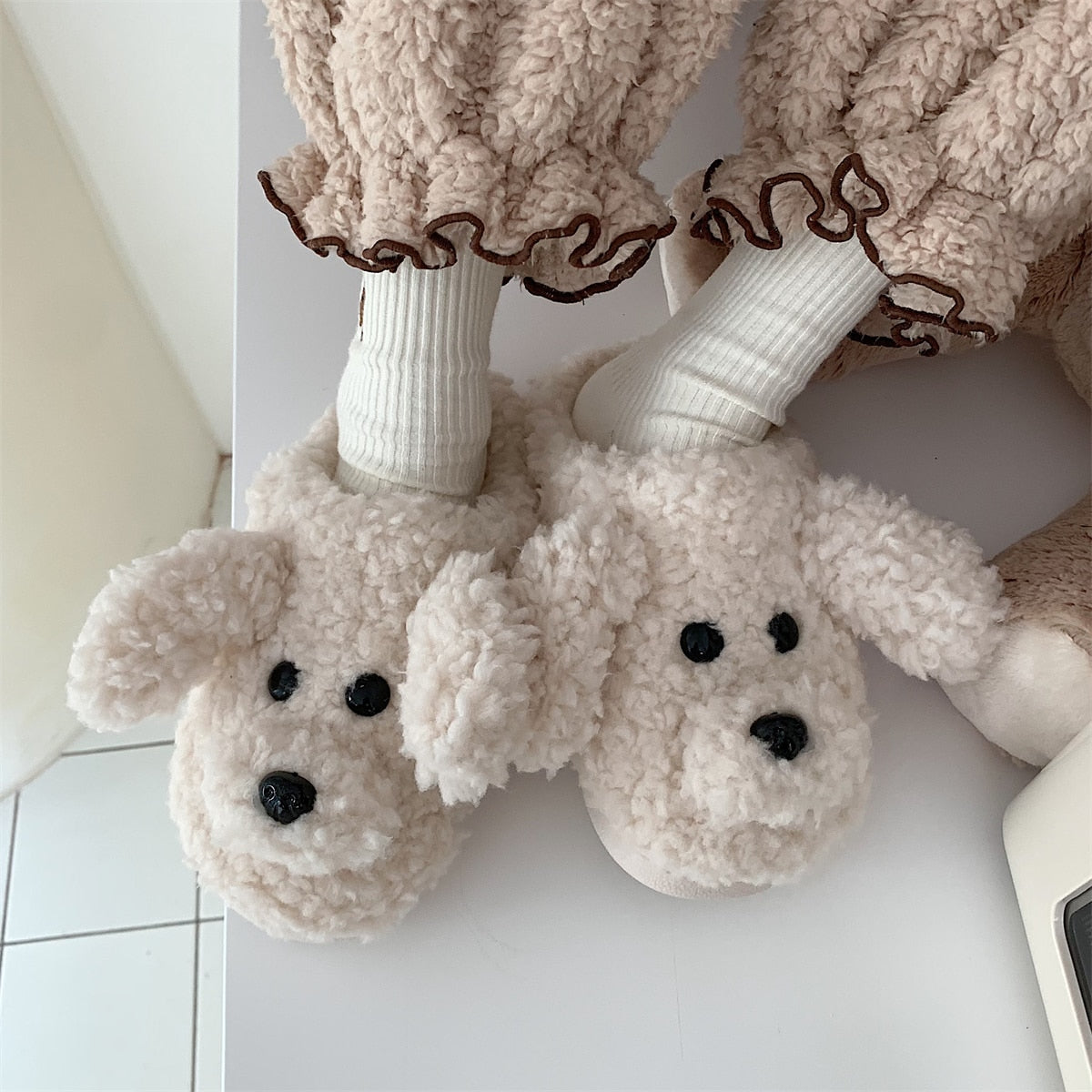 Tierpantoffeln – Warm – Rutschfest – Winterpantoffeln – Tierhausschuhe