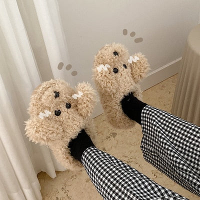 Tierpantoffeln – Warm – Rutschfest – Winterpantoffeln – Tierhausschuhe
