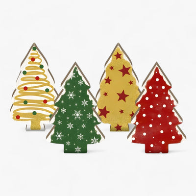 Timberleaf - Dekoration Weihnachtsbaum Tisch 4er Set