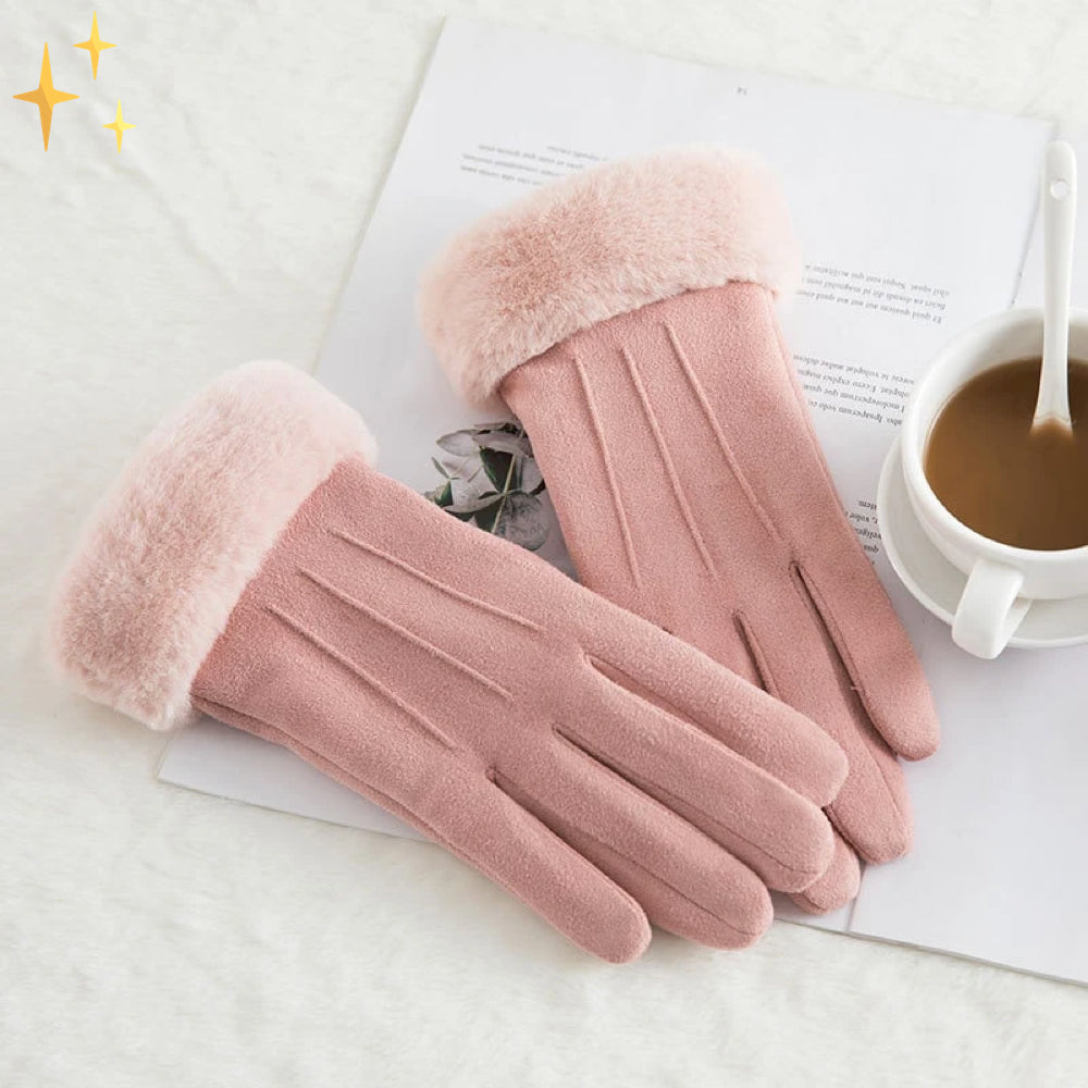Touchscreen-Handschuhe – warme Fleece-Touchscreen-Handschuhe für Frauen für den Winter