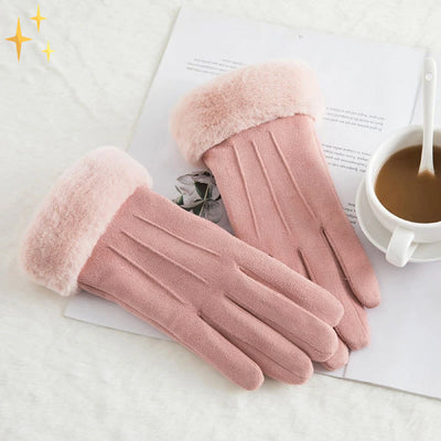 Touchscreen-Handschuhe – warme Fleece-Touchscreen-Handschuhe für Frauen für den Winter