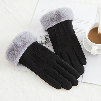 Touchscreen-Handschuhe – warme Fleece-Touchscreen-Handschuhe für Frauen für den Winter