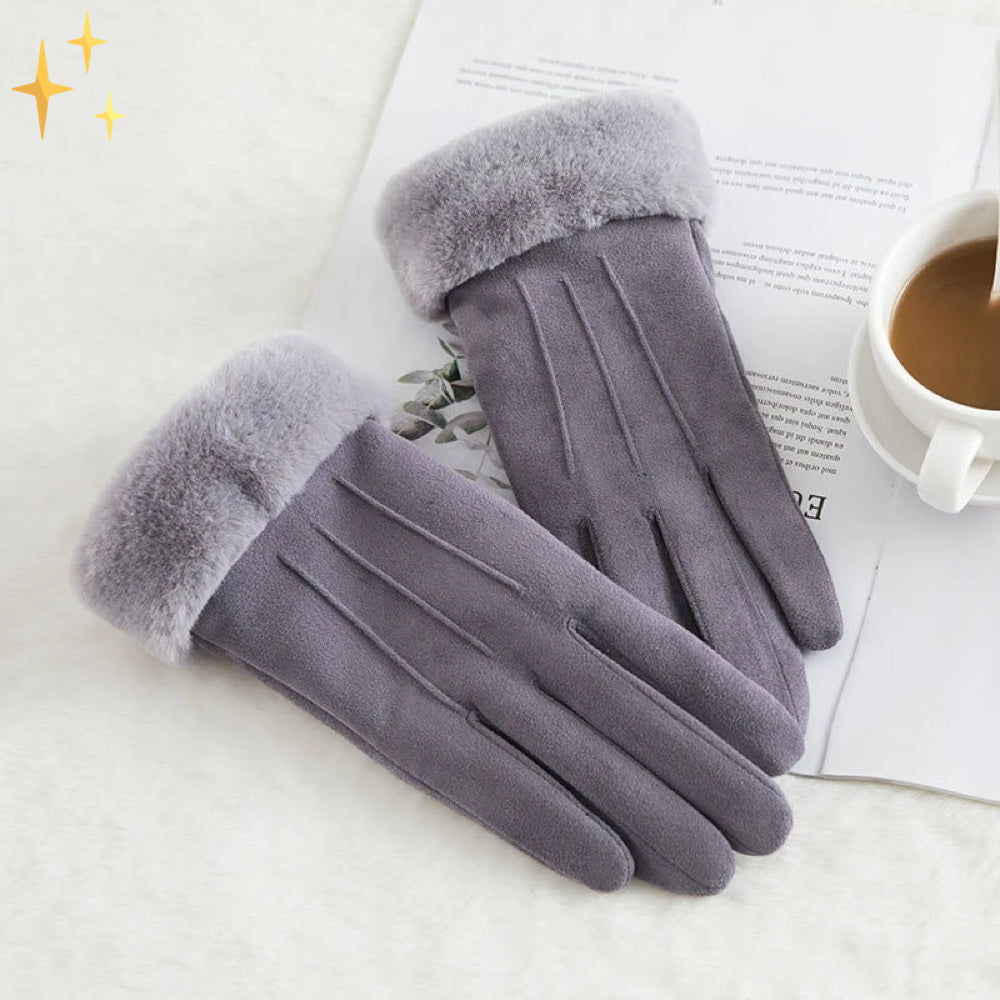 Touchscreen-Handschuhe – warme Fleece-Touchscreen-Handschuhe für Frauen für den Winter