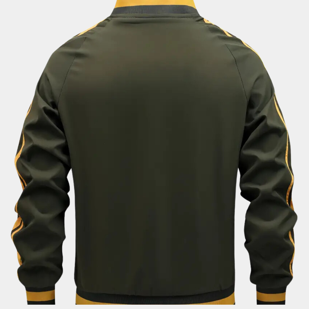 Trainingsanzugjacke | Reißverschluss | lockere Passform | Windbreaker-Jacke | Herrenjacke