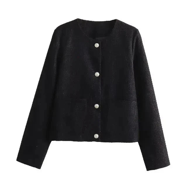 Tweedjacke | Mit Knöpfen zu schließen | Herbst | Blazerjacke | Damenjacke