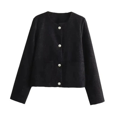 Tweedjacke | Mit Knöpfen zu schließen | Herbst | Blazerjacke | Damenjacke