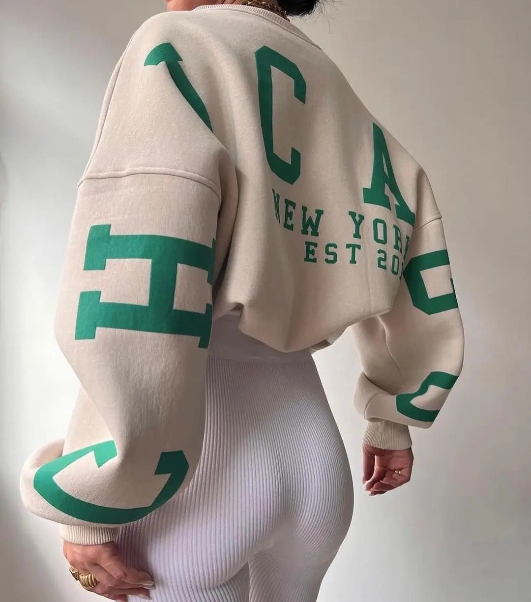 Übergroßes Sweatshirt – kuscheliges, locker sitzendes Damen-Sweatshirt
