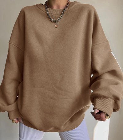 Übergroßes Sweatshirt – kuscheliges, locker sitzendes Damen-Sweatshirt
