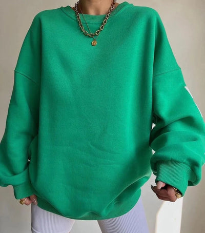 Übergroßes Sweatshirt – kuscheliges, locker sitzendes Damen-Sweatshirt
