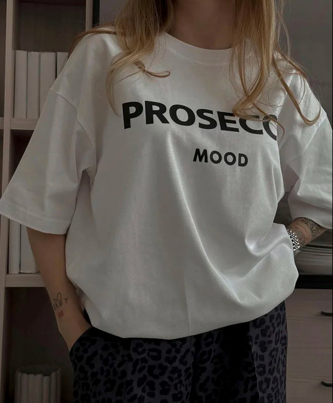 Übergroßes T-Shirt | Rundhalsausschnitt | Lockere Passform | T-Shirts für Damen | Damenbekleidung