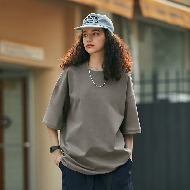 Übergroßes T-Shirt | Unisex | Lockere Passform | T-Shirt mit Rundhalsausschnitt | Hip-Hop-T-Shirts