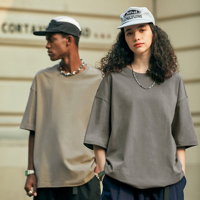 Übergroßes T-Shirt | Unisex | Lockere Passform | T-Shirt mit Rundhalsausschnitt | Hip-Hop-T-Shirts
