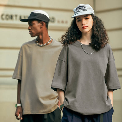 Übergroßes T-Shirt | Unisex | Lockere Passform | T-Shirt mit Rundhalsausschnitt | Hip-Hop-T-Shirts