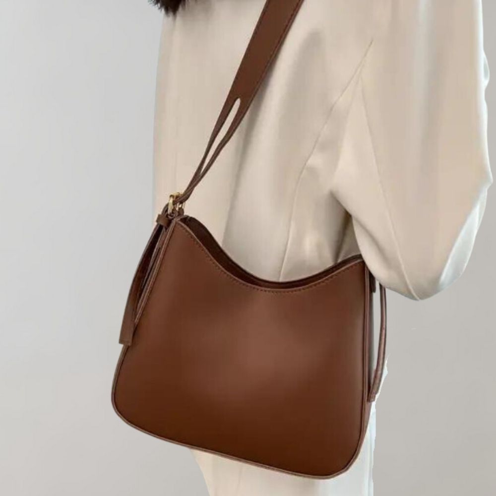 Umhängetasche | Reißverschluss | Klein | Schultertasche | Kunstledertasche