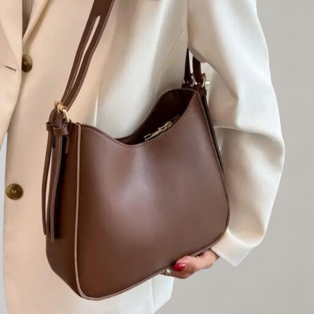 Umhängetasche | Reißverschluss | Klein | Schultertasche | Kunstledertasche