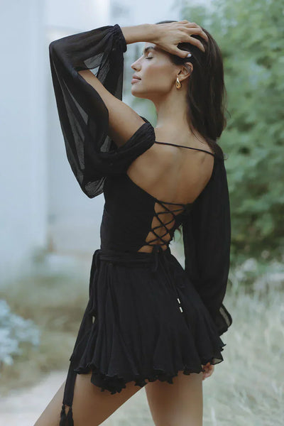 Alyna Elegantes Minikleid - Flatternde Passform Für Jede Gelegenheit