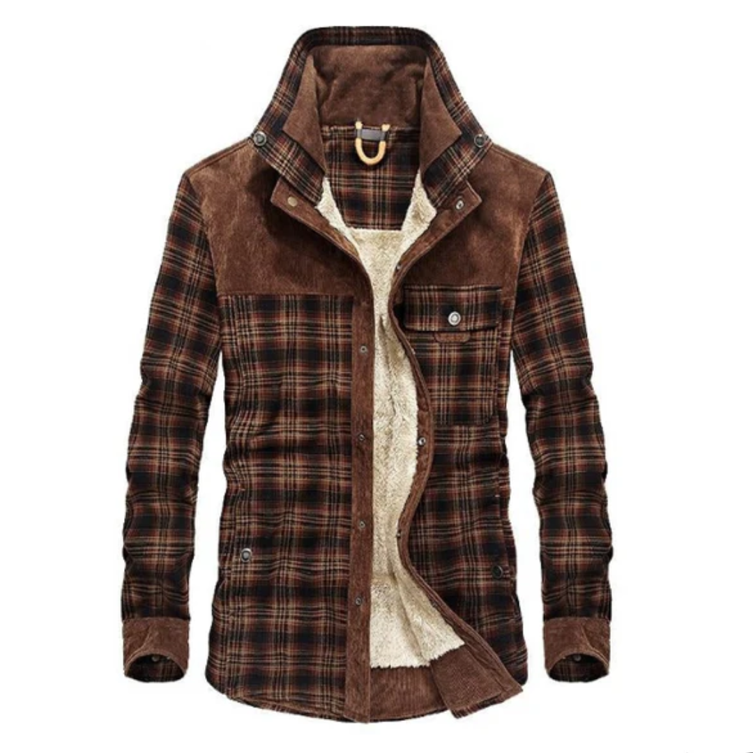 Sisamem | Damen Winter Flanell Hemd Jacke  | Kariert