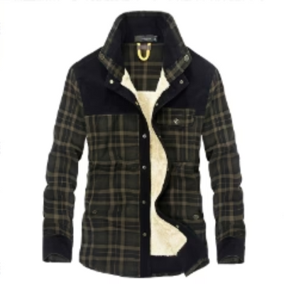 Sisamem | Damen Winter Flanell Hemd Jacke  | Kariert
