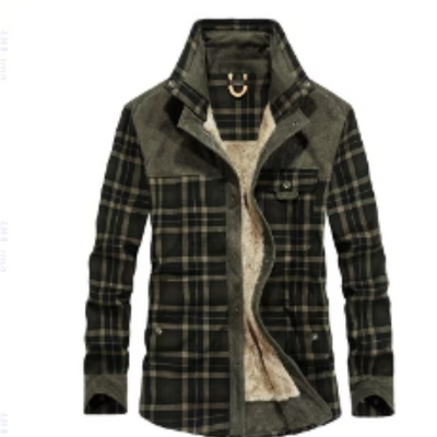 Sisamem | Damen Winter Flanell Hemd Jacke  | Kariert
