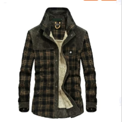 Sisamem | Damen Winter Flanell Hemd Jacke  | Kariert