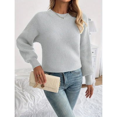 Alessandral | Damen Strick Langarm Pullover | Warme