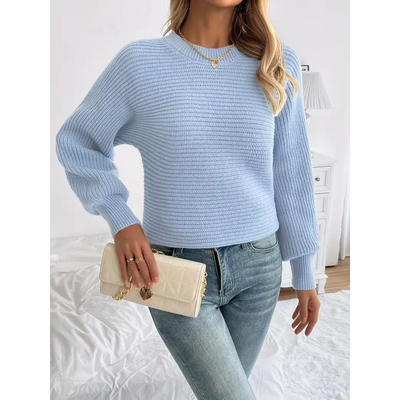 Alessandral | Damen Strick Langarm Pullover | Warme