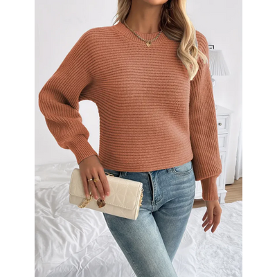 Alessandral | Damen Strick Langarm Pullover | Warme