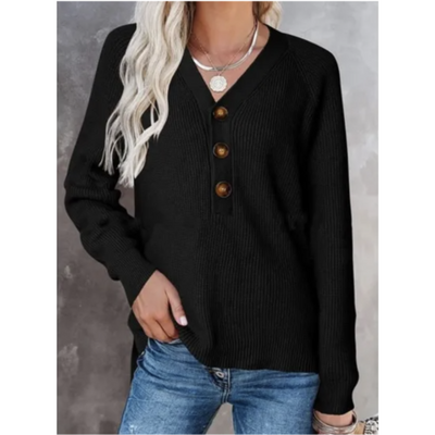 Arviana | Damen Langarm Strick Pullover | Warme