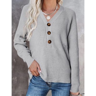 Arviana | Damen Langarm Strick Pullover | Warme