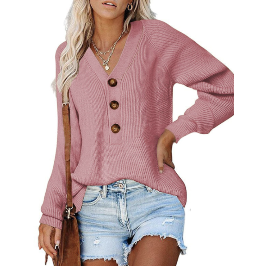 Arviana | Damen Langarm Strick Pullover | Warme