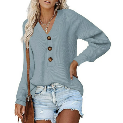 Arviana | Damen Langarm Strick Pullover | Warme