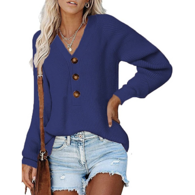 Arviana | Damen Langarm Strick Pullover | Warme
