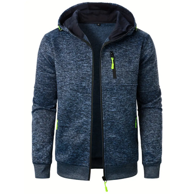 Archie | Herren Reißverschluss Warme Jacke | Kapuze