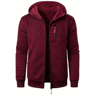 Archie | Herren Reißverschluss Warme Jacke | Kapuze