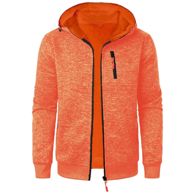 Archie | Herren Reißverschluss Warme Jacke | Kapuze
