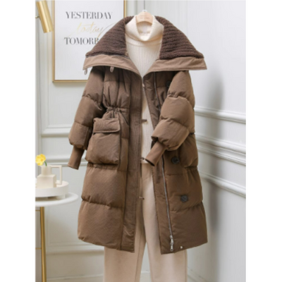 Roselim | Damen Kapuze Puffer Jacke | Lange