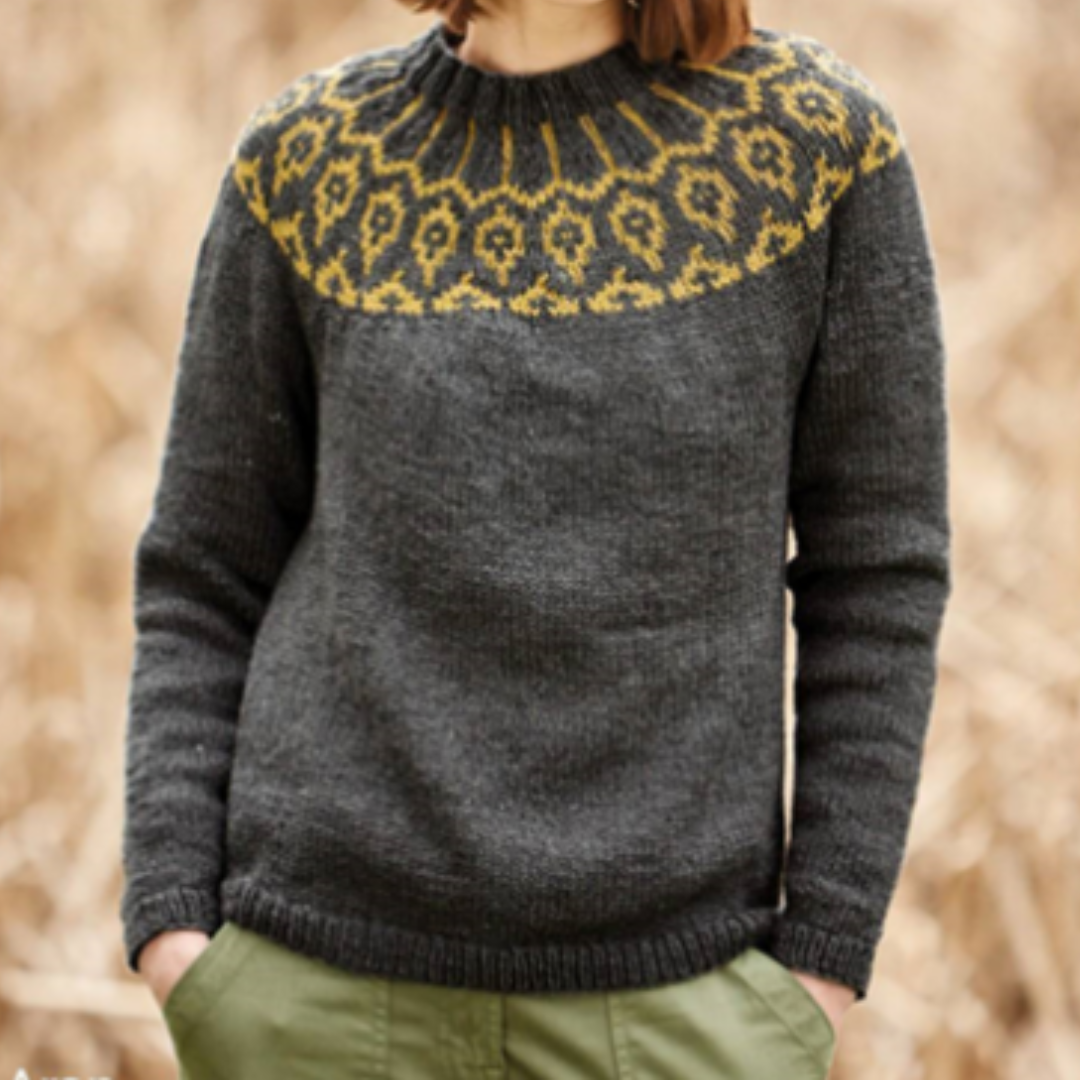 Reeshal | Damen Strick Langarm Pullover | Warme