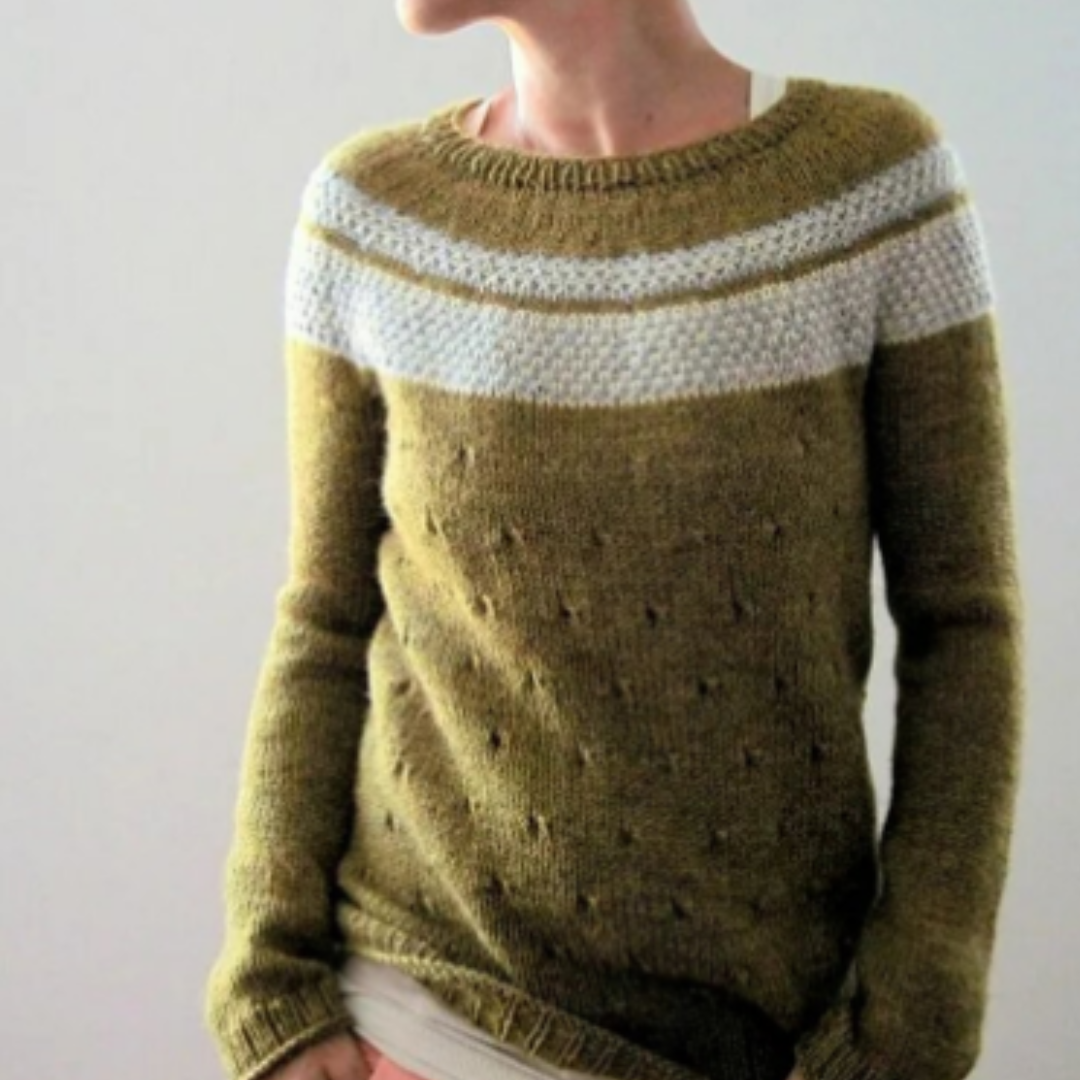 Reeshal | Damen Strick Langarm Pullover | Warme