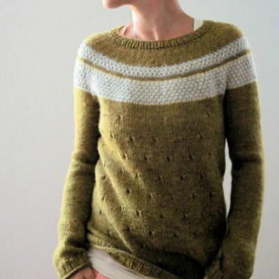Reeshal | Damen Strick Langarm Pullover | Warme